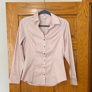 Express Light Pink Button-Down Women's Shirt